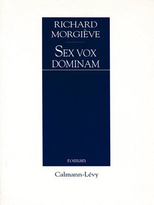 cover image of Sex vox dominam